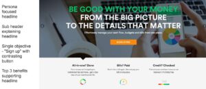 Mint home page examples fo financial advisors